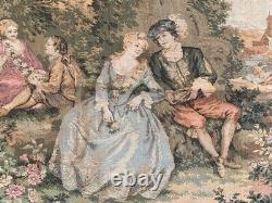 Tenture médiévale française vintage pour décoration de chambre, suspension murale de cuisine 162x109 cm