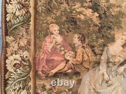 Tenture médiévale française vintage pour décoration de chambre, suspension murale de cuisine 162x109 cm