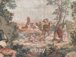 Tenture médiévale française vintage pour décoration de chambre, suspension murale de cuisine 162x109 cm