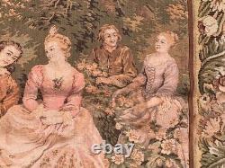 Tenture médiévale française vintage pour décoration de chambre, suspension murale de cuisine 162x109 cm