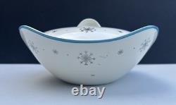 Terrines 'Star Light' en chrome, forme moderne de Midwinter Potteries