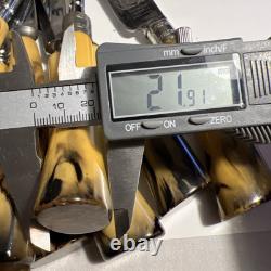 Ustensiles de cuisine vintage en bakélite et acier inoxydable, ensemble de 15 pièces, belle couleur