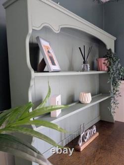 Vaisselier Dresser vintage vert upcyclé