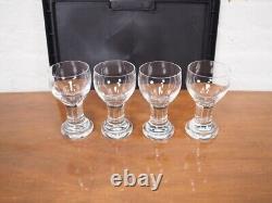 Verres Rondo Limelight Kosta Boda des années 1970, ensemble de 4