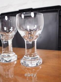 Verres Rondo Limelight Kosta Boda des années 1970, ensemble de 4