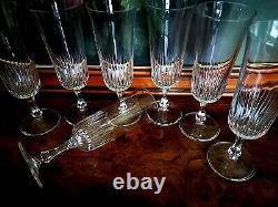 Verres à champagne vintage, verres hauts, 7 pièces