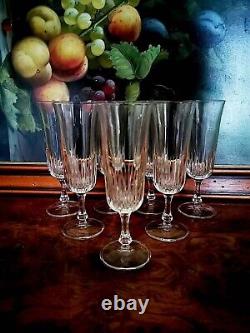 Verres à champagne vintage, verres hauts, 7 pièces