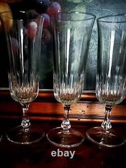 Verres à champagne vintage, verres hauts, 7 pièces