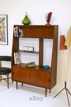 Vintage Danish Bookcase / Room Divider. Très Bon État -teak Wood. Années 1960