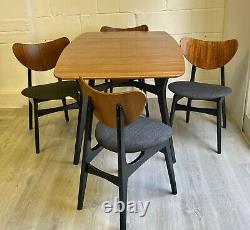 Vintage G Plan Table & Chaises Butterfly Midcentury Retro Teck Livraison Disponible