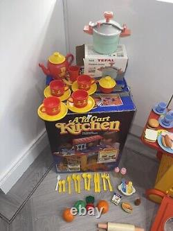 Vintage Rétro Années 80 Bluebird A La Carte Cuisine Ensemble Jouet de Jeu Nostalgie Cadeau de Propriété