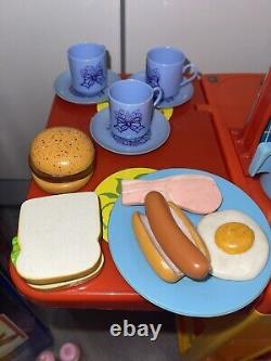 Vintage Rétro Années 80 Bluebird A La Carte Cuisine Ensemble Jouet de Jeu Nostalgie Cadeau de Propriété