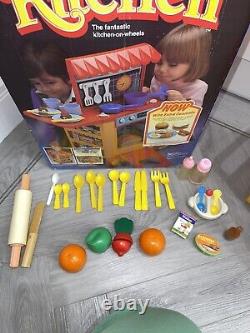 Vintage Rétro Années 80 Bluebird A La Carte Cuisine Ensemble Jouet de Jeu Nostalgie Cadeau de Propriété
