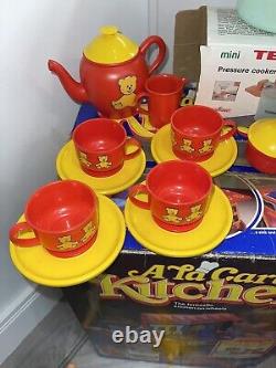 Vintage Rétro Années 80 Bluebird A La Carte Cuisine Ensemble Jouet de Jeu Nostalgie Cadeau de Propriété