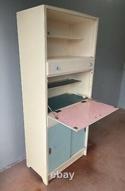 Vintage Retro MID Century Kitchen Cabinet Armoire Larder Uk Livraison Disponible