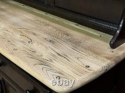 Vitrine vintage Ercol Blue Label \ Buffet de cuisine en chêne massif