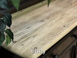 Vitrine vintage Ercol Blue Label \ Buffet de cuisine en chêne massif