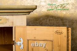 Voglauer Anno 1700 Armoire de linge Cottage pour la salle de séjour Armoire à vaisselle en bois massif