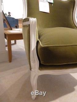 Wade Upholstery Fauteuil Lille Vintage Show En Bois Blanc (rrp £ 717) Ex Display