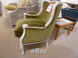 Wade Upholstery Fauteuil Lille Vintage Show En Bois Blanc (rrp £ 717) Ex Display