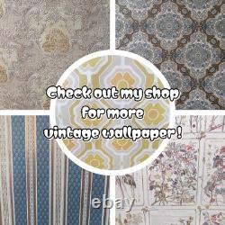 X2 Papier peint vintage des années 90 LAURA ASHLEY rétro cottagecore cuisine années 80 champêtre rose