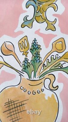 X2 Papier peint vintage des années 90 LAURA ASHLEY rétro cottagecore cuisine années 80 champêtre rose