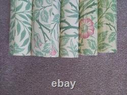 X2 Rouleaux de papier peint vintage MORRIS & CO Sweetbriar des années 1980 90s Wm7421/4 Sanderson