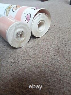 X2 Vintage des années 90 Papier peint LAURA ASHLEY Rétro cottagecore Cuisine Country Rose