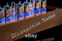 Z573m Nixie Tubes Clock In Wooden Case Divergence Meter Mini Rgb, Usb, Musical